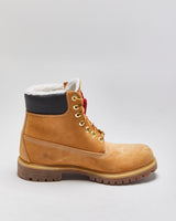 DSWT Timberland Wheat Nubuck 6" Premium Fur Warm Lined Ankle Boots - UK8