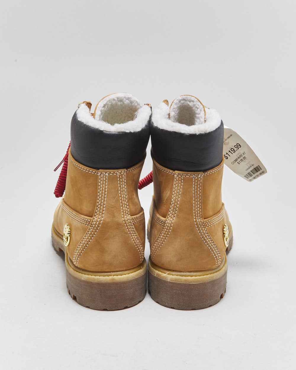 DSWT Timberland Wheat Nubuck 6" Premium Fur Warm Lined Ankle Boots - UK8