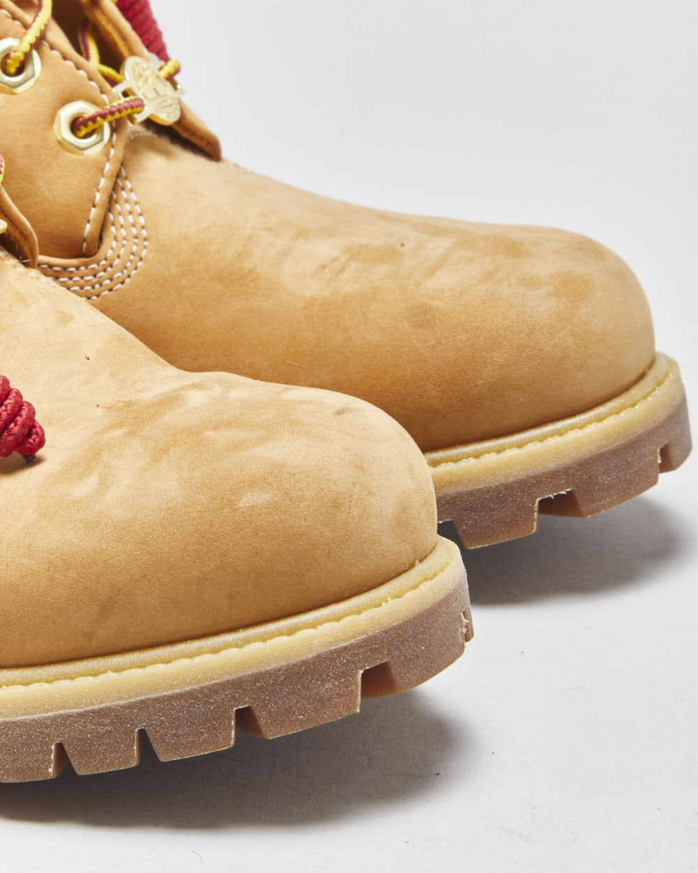 DSWT Timberland Wheat Nubuck 6" Premium Fur Warm Lined Ankle Boots - UK8