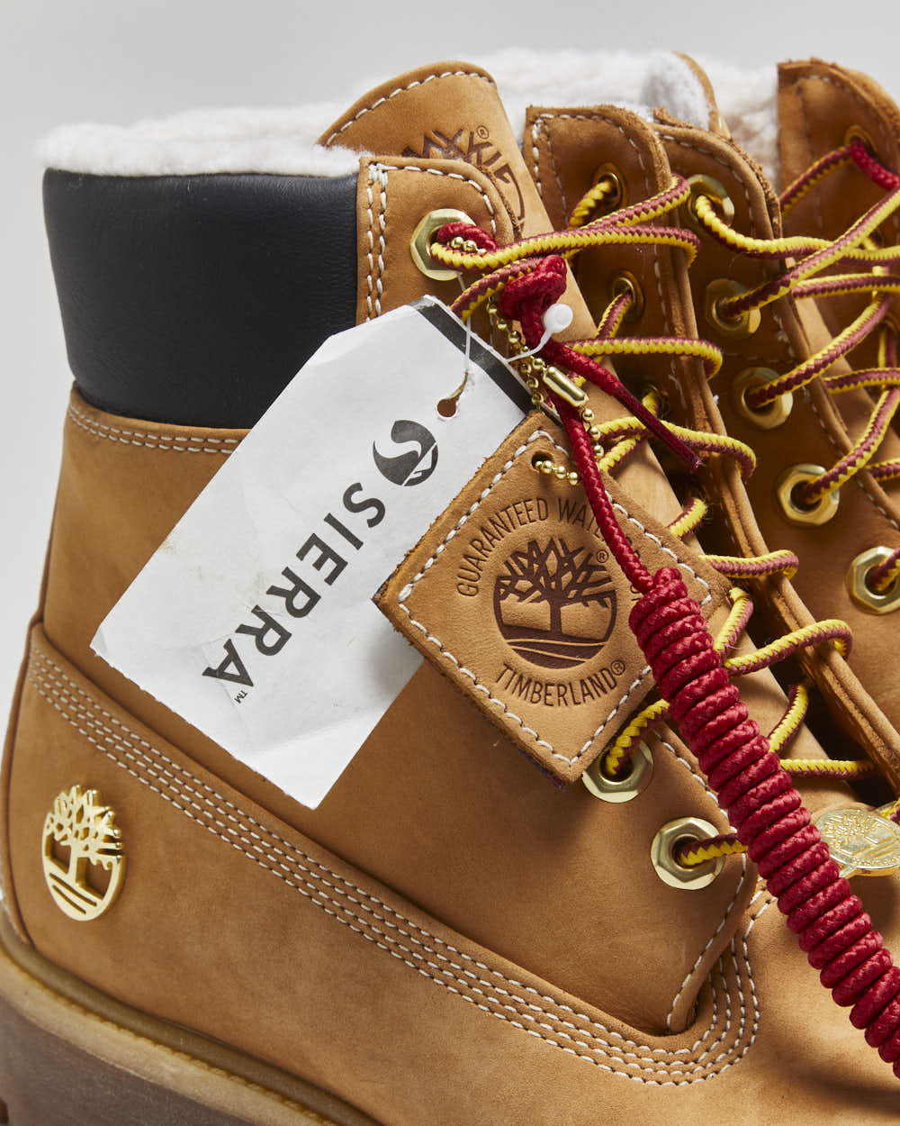 DSWT Timberland Wheat Nubuck 6" Premium Fur Warm Lined Ankle Boots - UK8