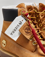 DSWT Timberland Wheat Nubuck 6" Premium Fur Warm Lined Ankle Boots - UK8