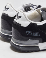 2018 Adidas Originals Black Suede ZX750 Trainers - UK10
