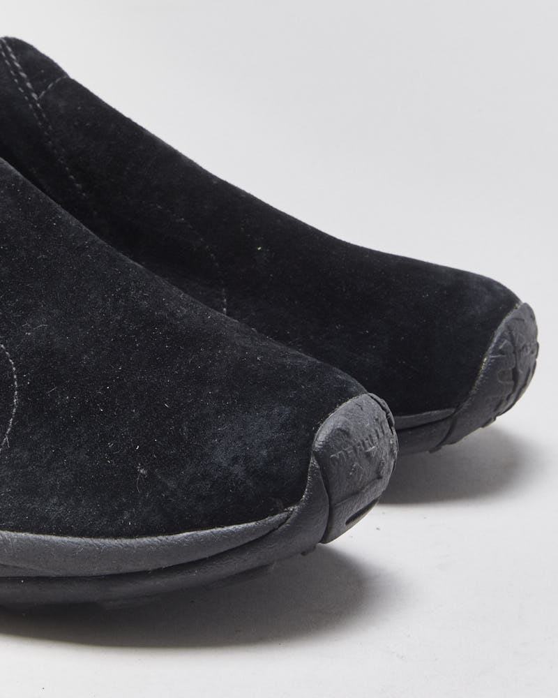 Merrell Jungle Moc Midnight Suede Ortholite Slip On Trainers - UK9.5