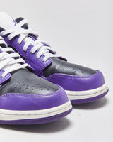 2020 Nike Air Jordan 1 Low Court Purple/White/Black Trainers - UK8.5