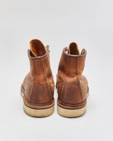 2012 Red Wing Classic 1907 Union Made In USA Copper Rough &amp; Tough Leather Moc Toe Ankle Boots - UK6
