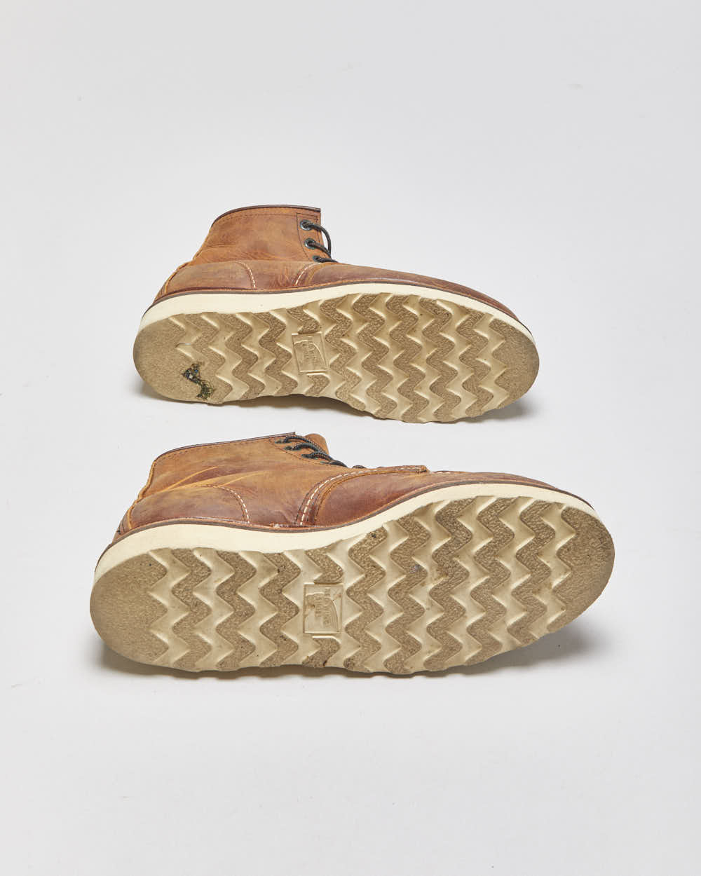 2012 Red Wing Classic 1907 Union Made In USA Copper Rough &amp; Tough Leather Moc Toe Ankle Boots - UK6