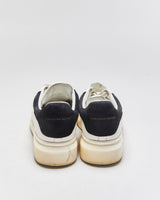 Alexander Mcqueen Oversized Leather Black Suede Chunky Trainers - UK8