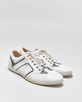Versace Collection V900 Leather Lace-Up Low Profile Trainers - UK10