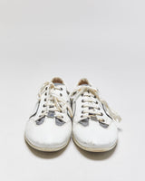 Versace Collection V900 Leather Lace-Up Low Profile Trainers - UK10