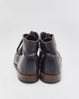 Vintage Wolverine 1000 Mile Black Leather Rockford Made In USA Lace Up Ankle Boots - UK10