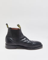 Vintage R.M. Williams Comfort Craftsman Black Leather Chelsea Boots - UK10