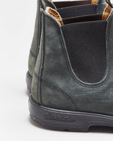 Blundstone 587 Rustic Black Tasmanian Leather Chelsea Work Boots - UK7
