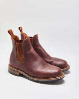 Viberg Service Dublin Brown Leather Goodyear Welted Made In Canada Chelsea Boots - UK7.5