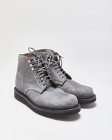 Grant Stone Baroda Frost Waxed Leather Commander Lace Up Vibram Ankle Boots - UK8
