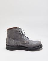 Grant Stone Baroda Frost Waxed Leather Commander Lace Up Vibram Ankle Boots - UK8