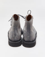 Grant Stone Baroda Frost Waxed Leather Commander Lace Up Vibram Ankle Boots - UK8