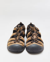 DS KEEN Targhee III Bison Brown Leather Waterproof Hiking Sandals - UK9