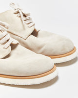 Giorgio Armani Beige Tan Suede Lightweight Lace-Up Derby Shoes - UK7.5