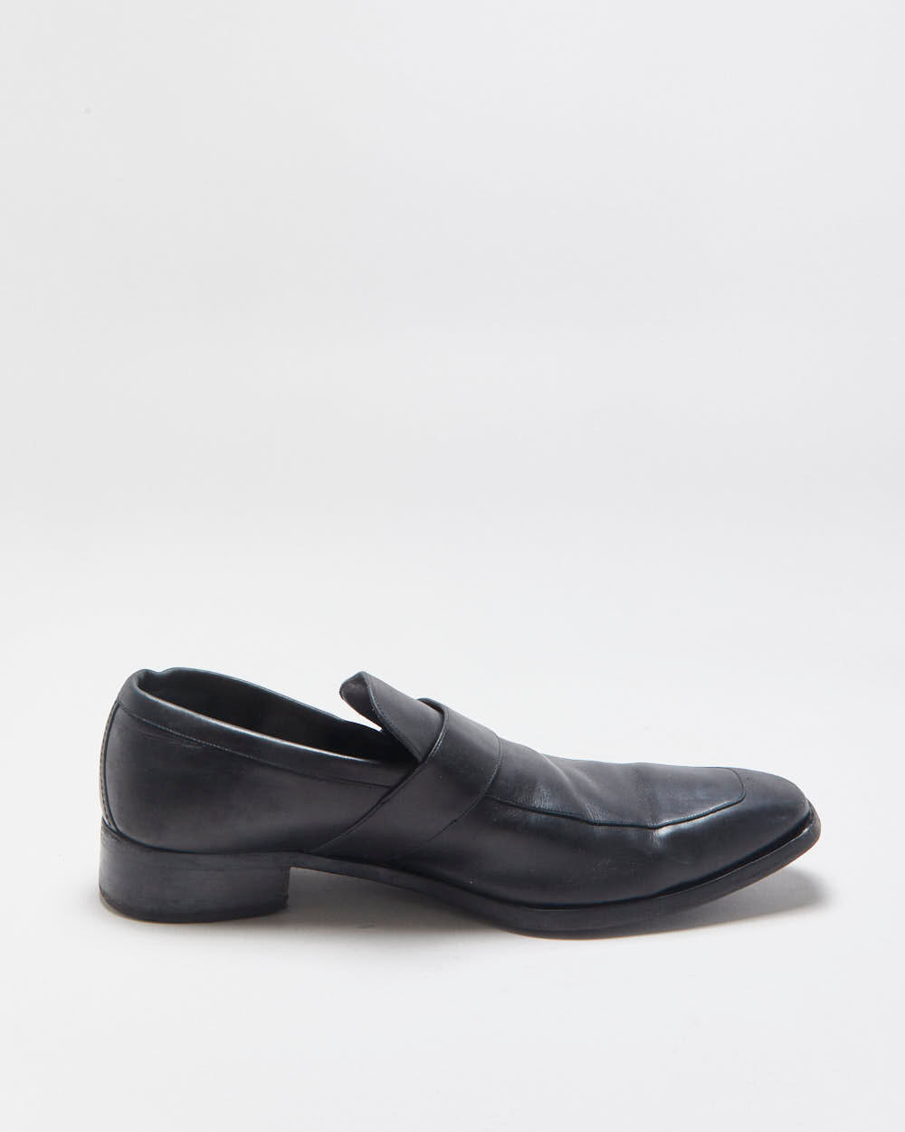 Vintage Y2K 00s Gucci Tom Ford Black Leather Pointed Toe GG