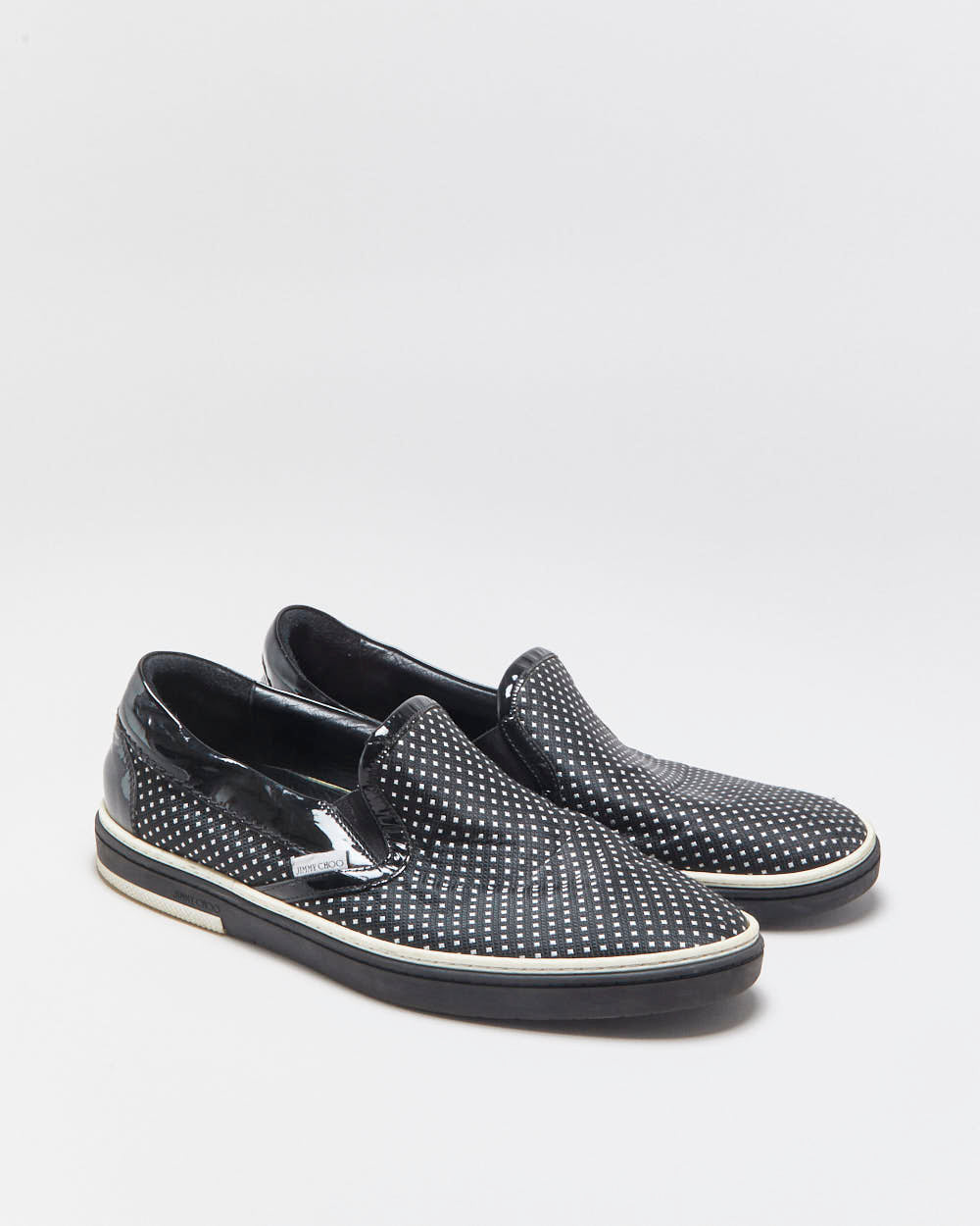 Jimmy Choo Diamond Polka Dot Slip-On 'Grove' Trainers - UK7.5