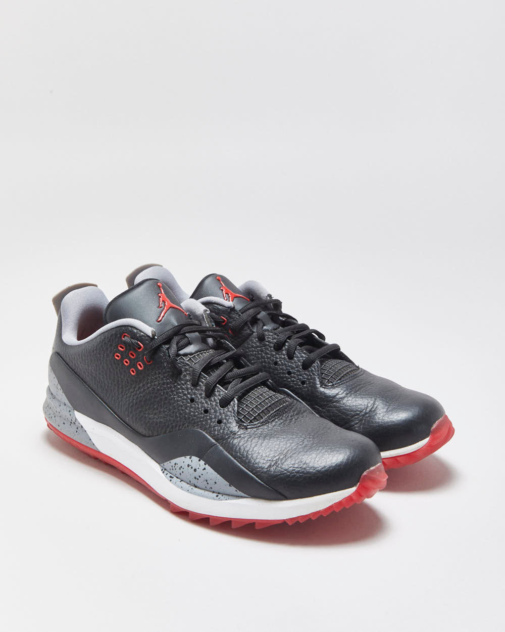 2021 Nike Air Jordan ADG 3 Bred 'Black Fire/Cement Grey' Golf Shoes - UK9