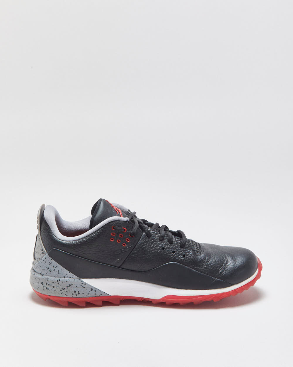 2021 Nike Air Jordan ADG 3 Bred 'Black Fire/Cement Grey' Golf Shoes - UK9