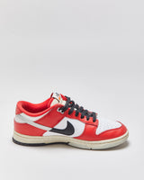 2023 Nike Dunk Low Premium 'Split Chicago' University Red  Calfskin Leather Trainers - UK7