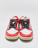 2023 Nike Dunk Low Premium 'Split Chicago' University Red  Calfskin Leather Trainers - UK7