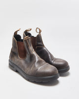 Blundstone 500 Rustic Brown Tasmanian Leather Chelsea Work Boots - UK9