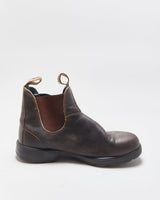 Blundstone 500 Rustic Brown Tasmanian Leather Chelsea Work Boots - UK9