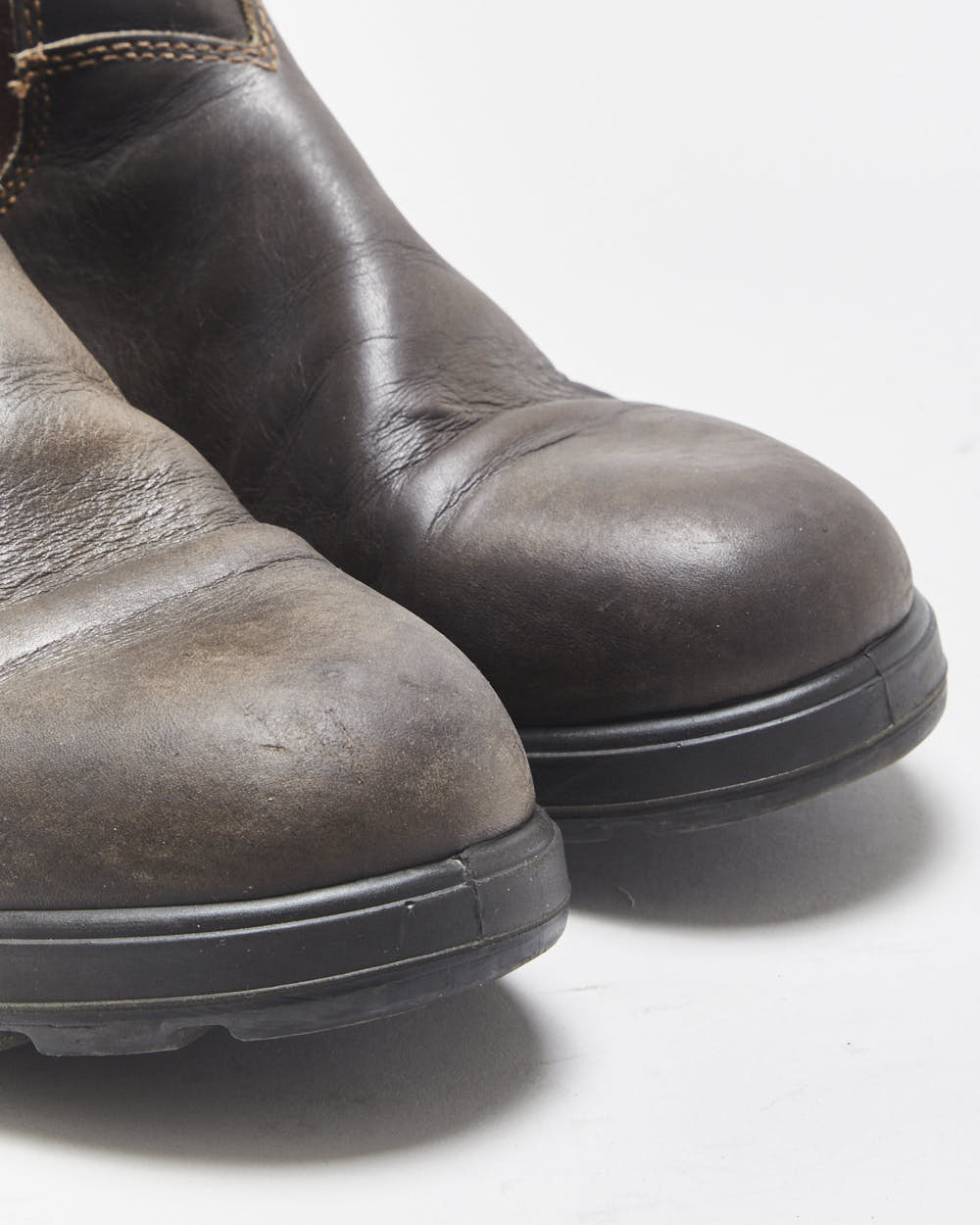 Blundstone 500 Rustic Brown Tasmanian Leather Chelsea Work Boots - UK9