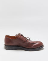 Heschung Chestnut Brown Norwegian Leather Sumac Derbies - UK10