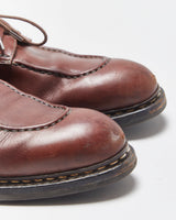 Heschung Chestnut Brown Norwegian Leather Sumac Derbies - UK10