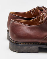 Heschung Chestnut Brown Norwegian Leather Sumac Derbies - UK10
