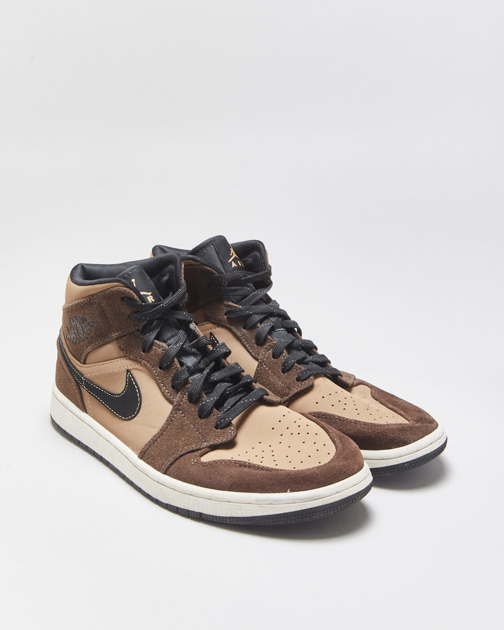 2023 Nike Air Jordan 1 Mid SE 'Dark Chocolate/Mocha' Trainers - UK10