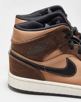 2023 Nike Air Jordan 1 Mid SE 'Dark Chocolate/Mocha' Trainers - UK10