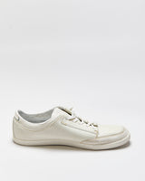 Lacoste Pale Sage Calfskin Leather Low-Top 'Seefeld' Trainers - UK9