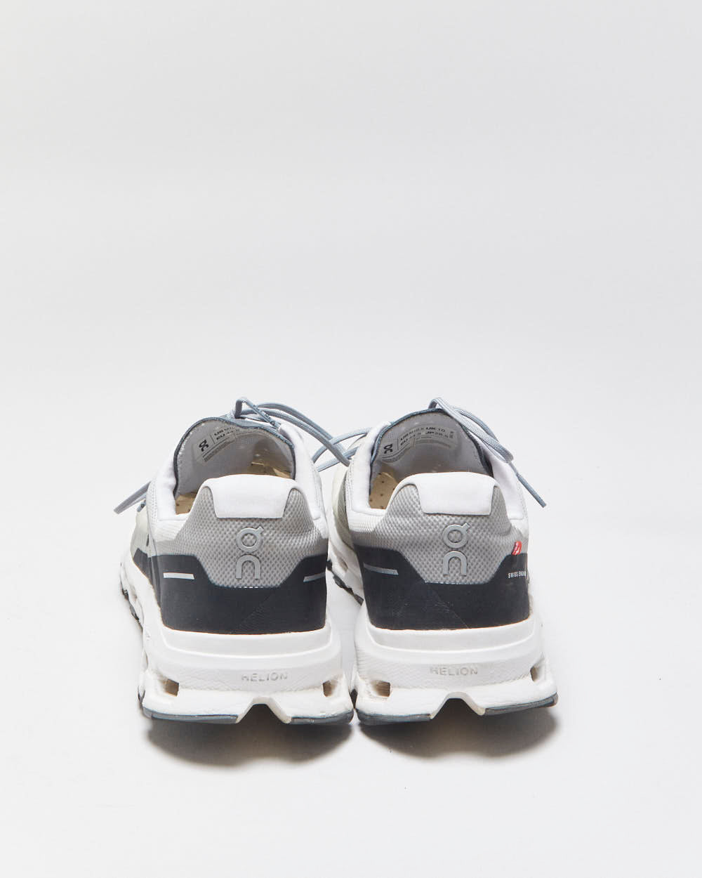 ON Cloudvista Glacier/Black Running Trainers - UK10