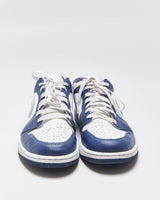 2021 Nike Air Jordan 1 Low 'Wolf Grey/Midnight Navy' Trainers - UK9