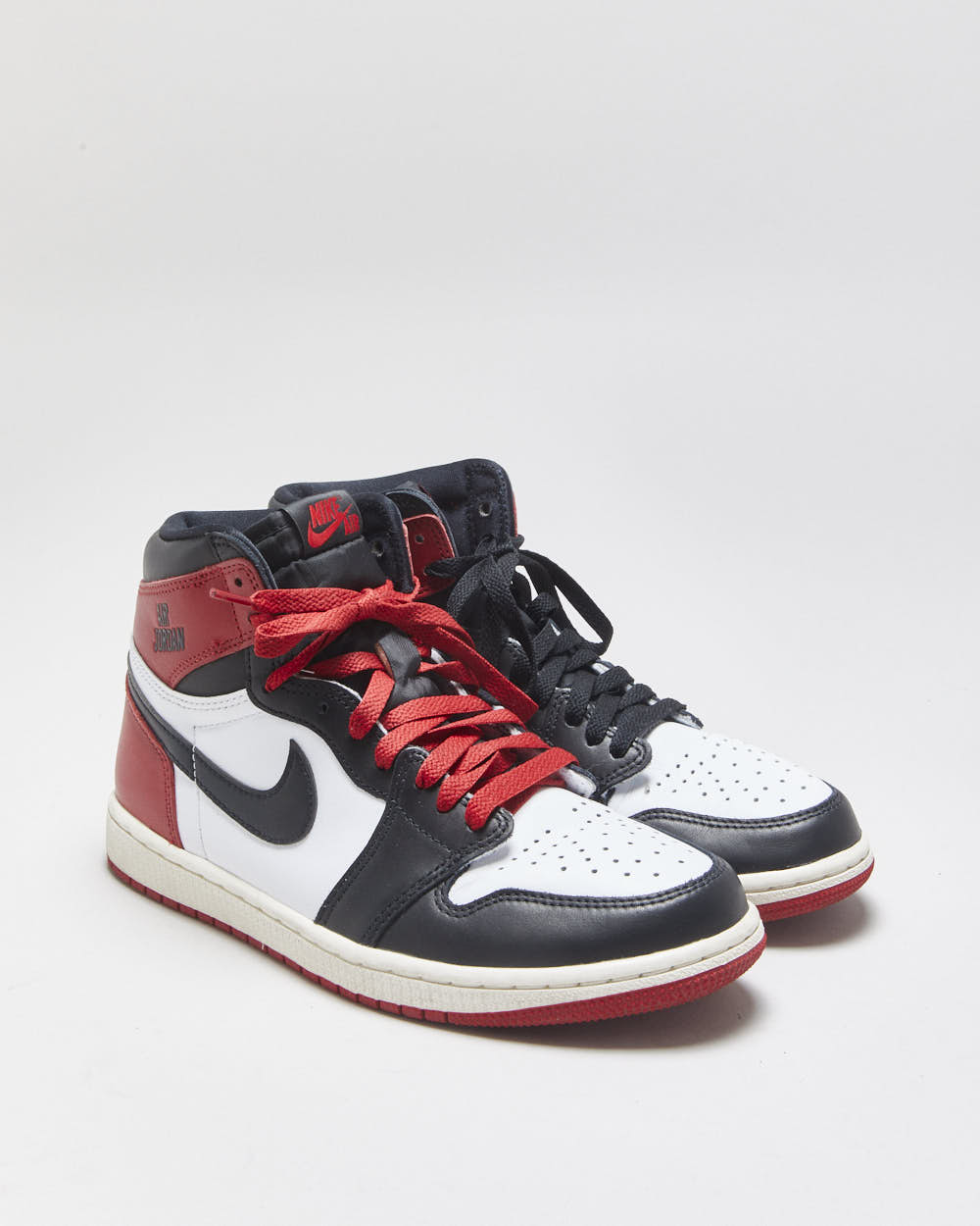 2024 Nike Air Jordan 1 Retro High OG 'Black Toe' Reimagined' Trainers - UK7
