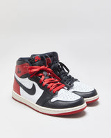 2024 Nike Air Jordan 1 Retro High OG 'Black Toe' Reimagined' Trainers - UK7