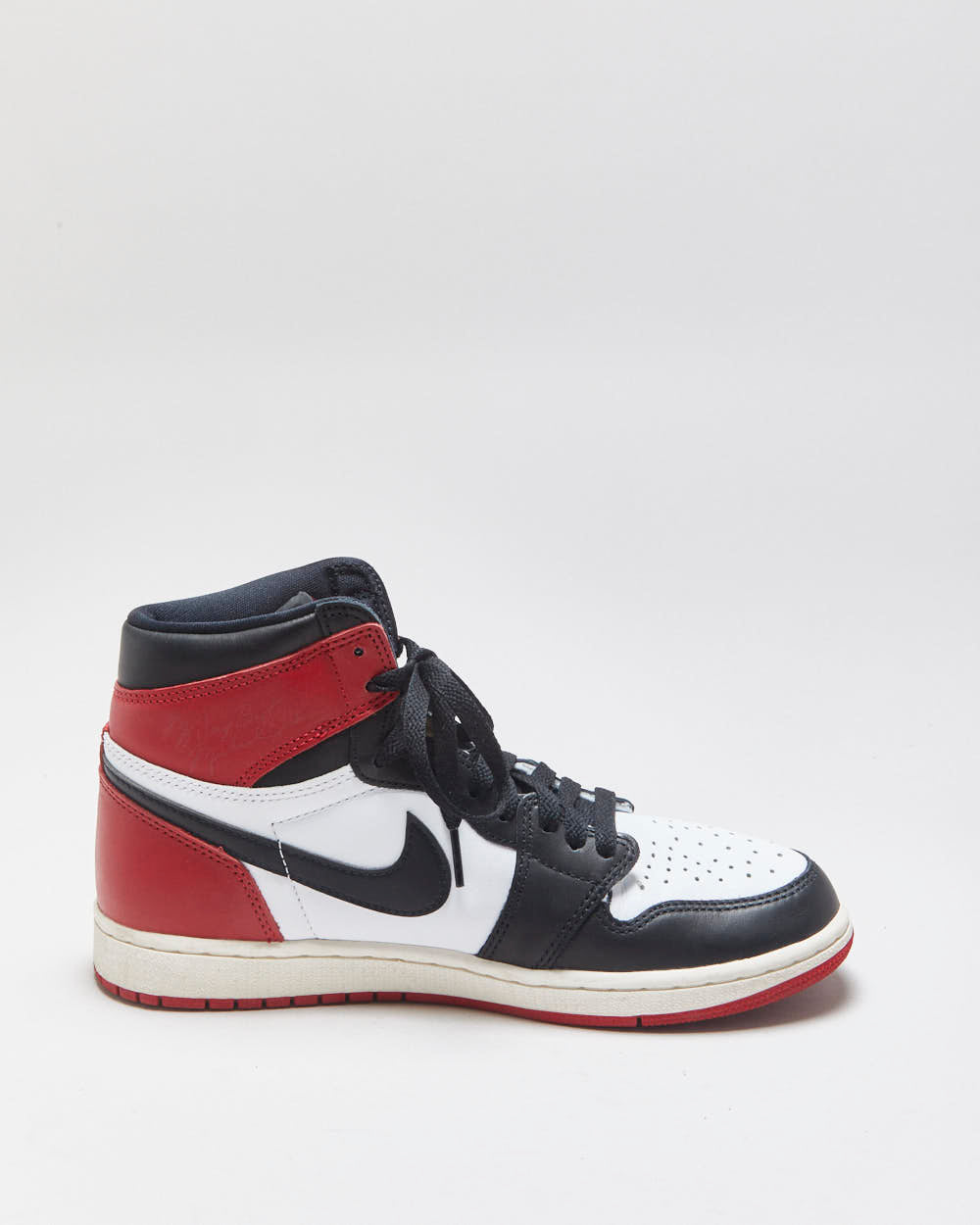 2024 Nike Air Jordan 1 Retro High OG 'Black Toe' Reimagined' Trainers - UK7