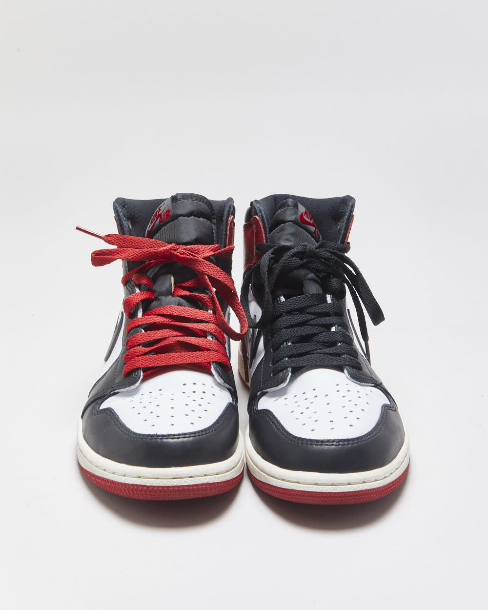 2024 Nike Air Jordan 1 Retro High OG 'Black Toe' Reimagined' Trainers - UK7