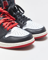 2024 Nike Air Jordan 1 Retro High OG 'Black Toe' Reimagined' Trainers - UK7