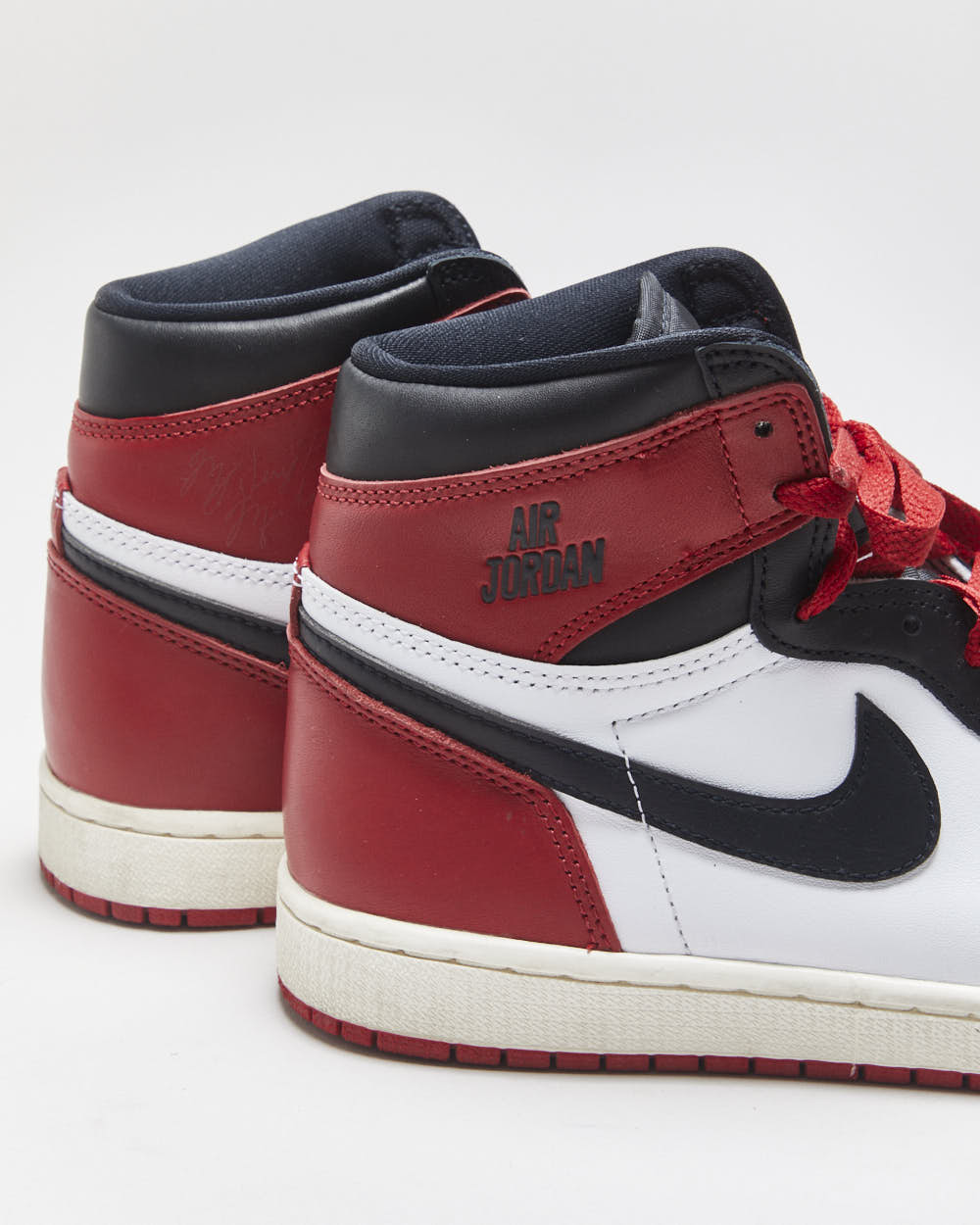 2024 Nike Air Jordan 1 Retro High OG 'Black Toe' Reimagined' Trainers - UK7
