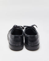 Saint Laurent SL/01 Black Leather Low-Top Trainers - UK9.5