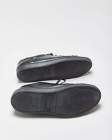 Saint Laurent SL/01 Black Leather Low-Top Trainers - UK9.5