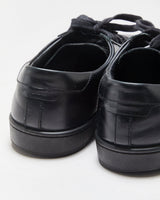 Saint Laurent SL/01 Black Leather Low-Top Trainers - UK9.5