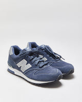 DS New Balance 565 Navy Suede 3M Trainers - UK8