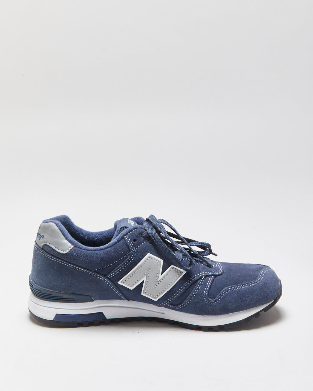 DS New Balance 565 Navy Suede 3M Trainers - UK8